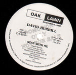 David Burrill : Stay With Me (12", Maxi, Promo)
