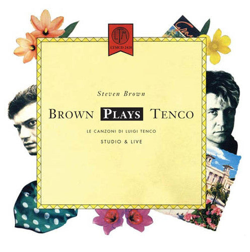 the album cover for Steven Brown - Brown Plays Tenco and Live 1988