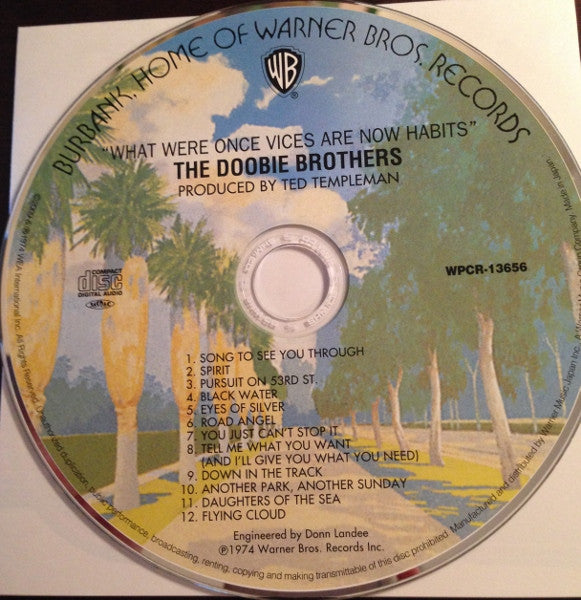 The Doobie Brothers : What Were Once Vices Are Now Habits (CD, Album, Ltd, RE, RM, Pap)