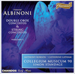 the album cover for Collegium Musicum 90 - Double Oboe Concertos / String Concertos