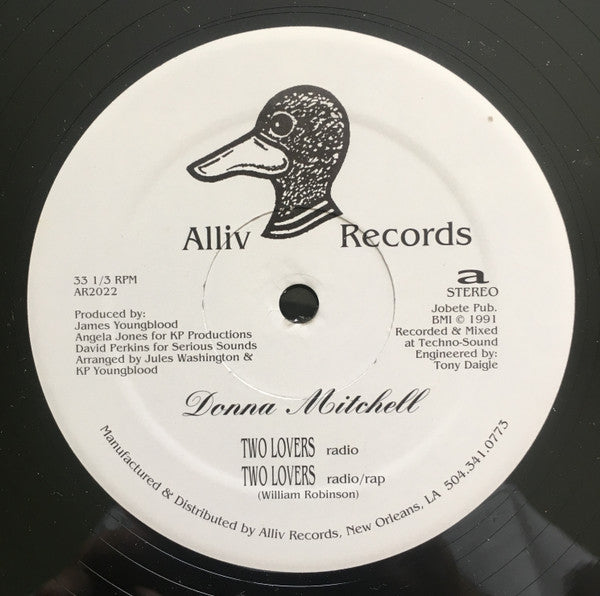 Donna Mitchell : Two Lovers (12", Single)