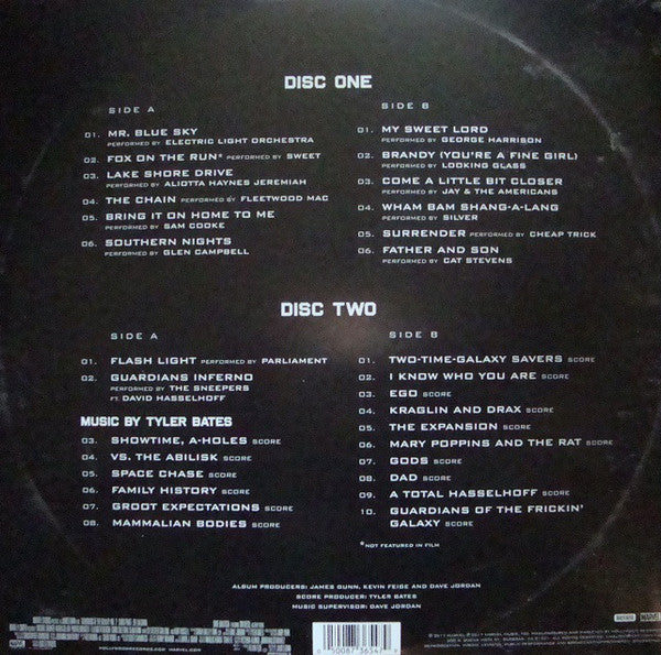 Various : Guardians Of The Galaxy Vol. 2 (Songs From The Motion Picture) (2xLP, Album, Comp, Dlx, Red)