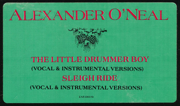 Alexander O'Neal : The Little Drummer Boy / Sleigh Ride (12", Promo)