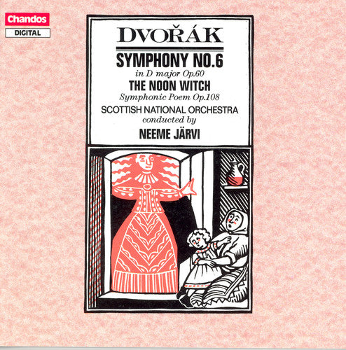 the album cover for Neeme Järvi - Symphony 6 / Noon Witch