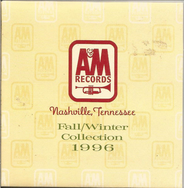 Various : A&M Records - Nashville, Tennessee (Fall / Winter Collection 1996) (CD, Promo, Smplr)