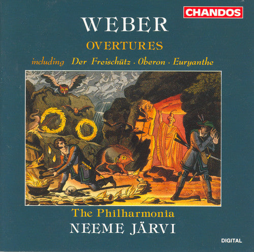 the album cover for Neeme Järvi - Overtures