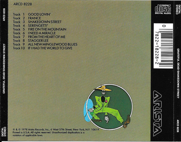 Grateful Dead* : Shakedown Street (CD, Album, RE, Den)