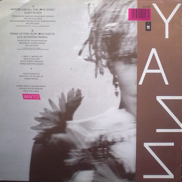 Yazz : Where Has All The Love Gone? (12")