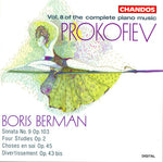 the album cover for BORIS BERMAN - Piano Music 8