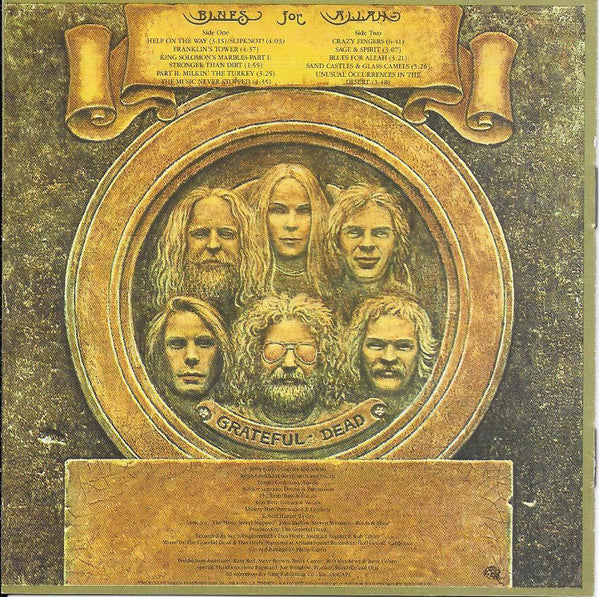 Grateful Dead* : Blues For Allah (CD, Album, RE)