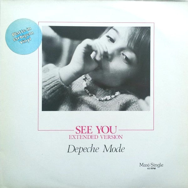 Depeche Mode : See You (12", Maxi, RE, Red)