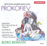 the album cover for BORIS BERMAN - Piano Sonatas 5, 6 & 10