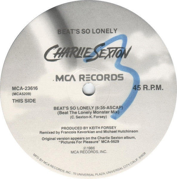 Charlie Sexton : Beat's So Lonely (12")