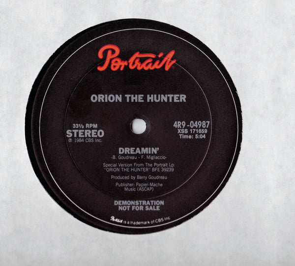 Orion The Hunter : So You Ran (12", Single, Promo)