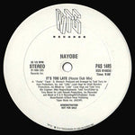 Nayobe : It's Too Late (12", Promo)