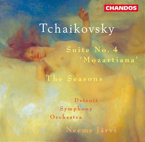 the album cover for Neeme Järvi - Suite 4 in G Op 61 / Seasons Op 37
