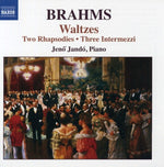 the album cover for Jenő Jandó - Waltz Op 39 Rhapsodies Op 79