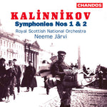 the album cover for Neeme Järvi - Symphonies 1 & 2