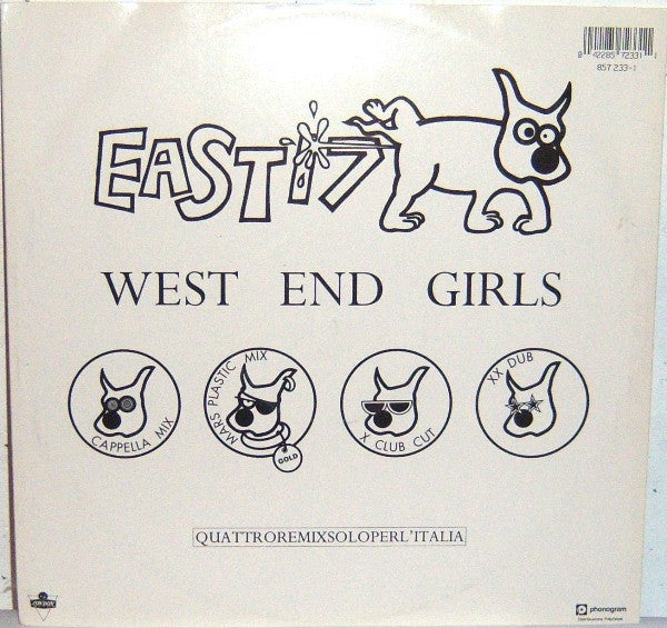 East 17 : West End Girls (12", Single)