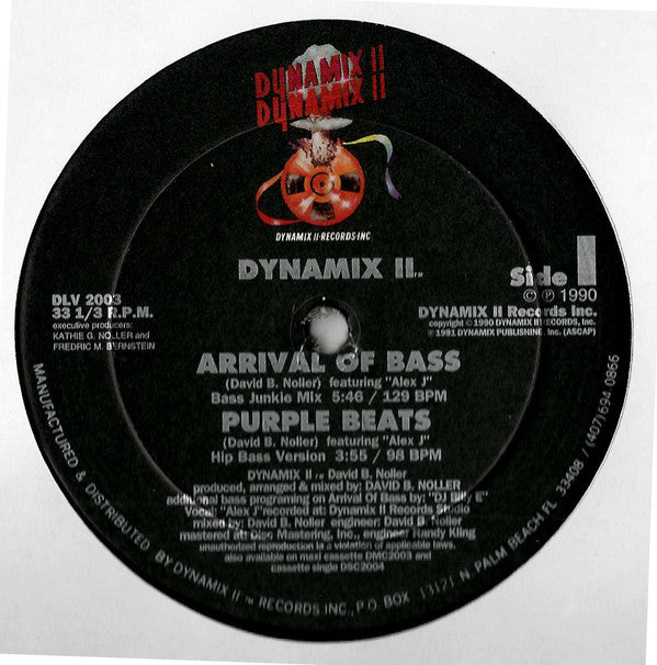Dynamix II : Arrival Of Bass / Purple Beats (12")
