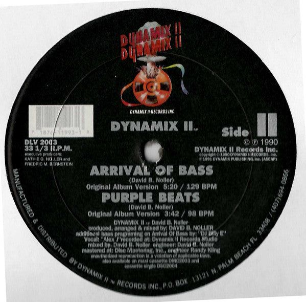 Dynamix II : Arrival Of Bass / Purple Beats (12")