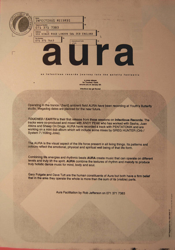 Aura (4) : Touched / Earth (12")
