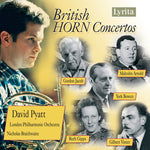 the album cover for Nicholas Braithwaite - British Horn Concertos