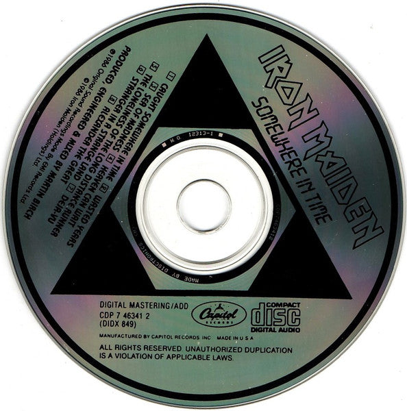 Iron Maiden : Somewhere In Time (CD, Album, RE)