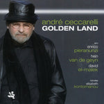 the album cover for Andre Ceccarelli - Golden Land
