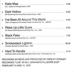 The Grateful Dead : History Of The Grateful Dead, Vol. 1 (Bear's Choice) (CD, Album, RE)