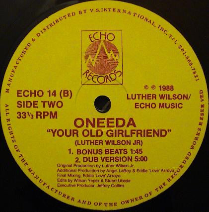 Oneeda : Your Old Girlfriend (12")