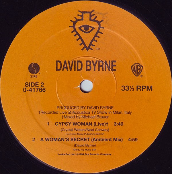 David Byrne : Back In The Box (12", Maxi)