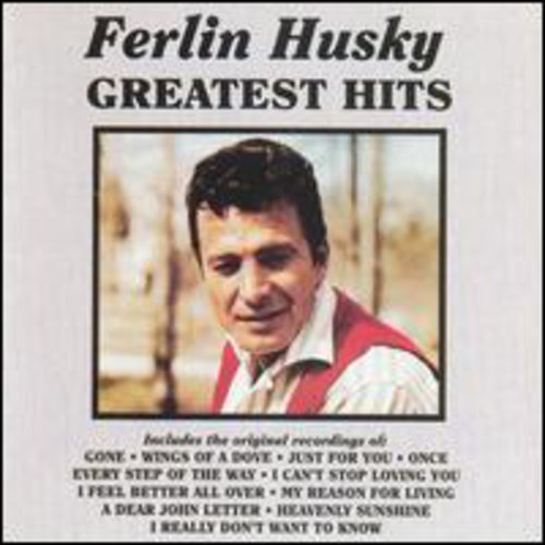 the album cover for Ferlin Husky - Greatest Hits