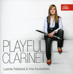 the album cover for Irina Kondratenko - Playful Clarinet