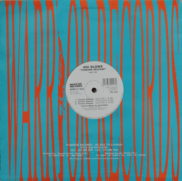 400 Blows : Tension Release (12")