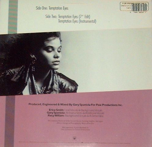 Erica Smith : Temptation Eyes (12")