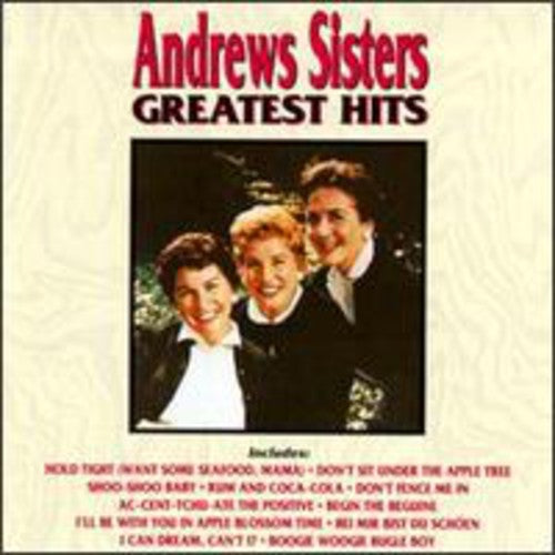 the album cover for Andrews Sisters - Greatest Hits