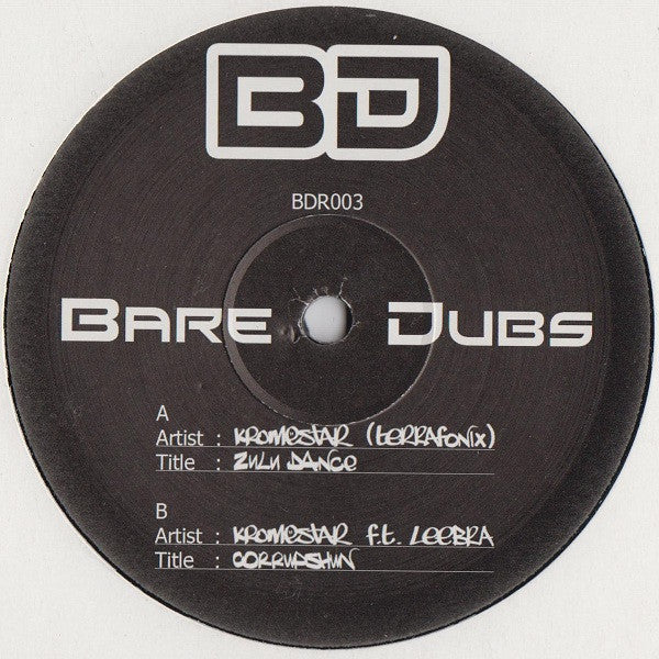 Kromestar : Zulu Dance / Corrupshun (10")