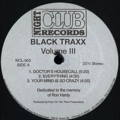 Black Traxx : Volume III (12", RE)