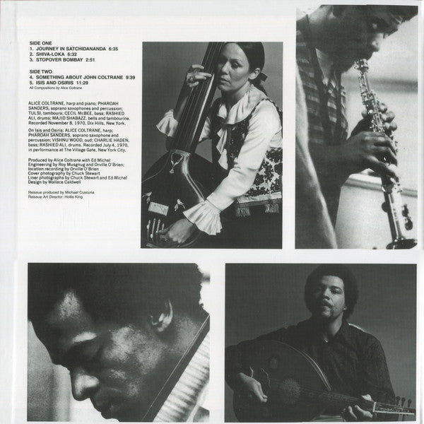 Alice Coltrane Featuring Pharoah Sanders : Journey In Satchidananda (LP, Album, Club, RE, 180)