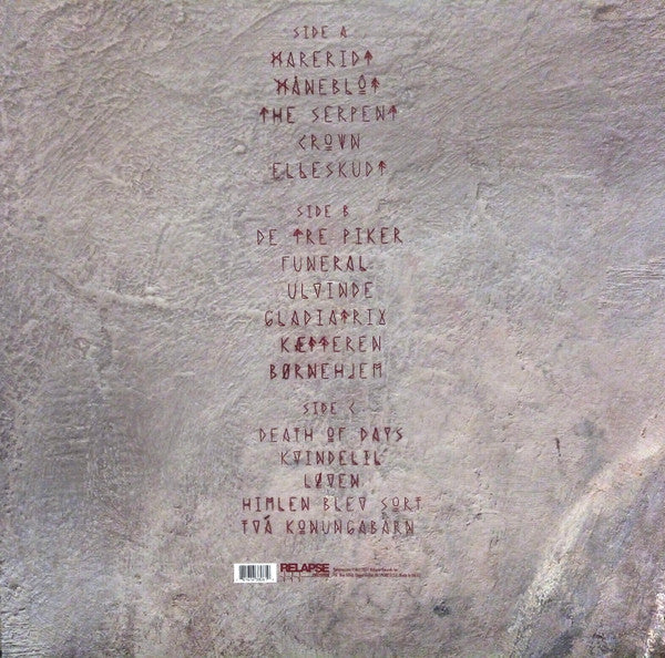 Myrkur (4) : Mareridt (LP, Album, Blu + LP, S/Sided, Etch, Blu + Dlx, Ltd)