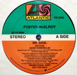 Foster/McElroy* : Dr. Soul (12", Promo)