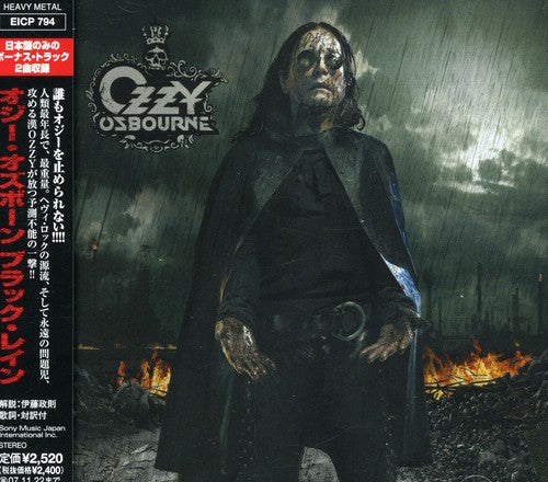 the album cover for Ozzy Osbourne - Black Rain