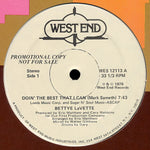 Bettye Lavette : Doin' The Best That I Can (12", Promo)