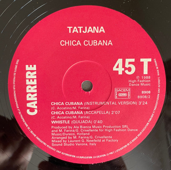 Tatjana : Chica Cubana (12")