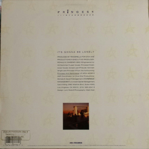 Princess And Starbreeze : It's Gonna Be Lonely (12")