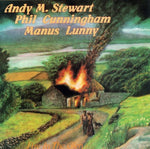 the album cover for Stewart/Cunningham/Lunny - Fire in the Glen