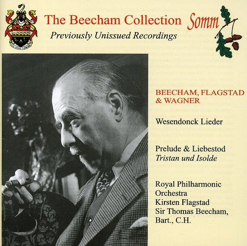 the album cover for SIR THOMAS BEECHAM - Beecham Flagstad & Wagner
