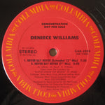 Deniece Williams : Never Say Never (12", Promo)
