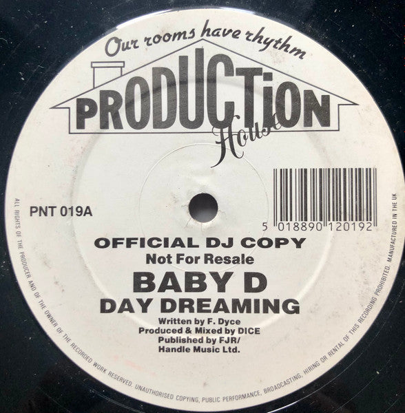 Baby D : Day Dreaming (12", Promo)